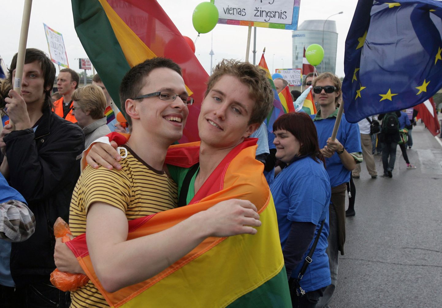 Гей-парад в Вильнюсе. Фото иллюстративное.