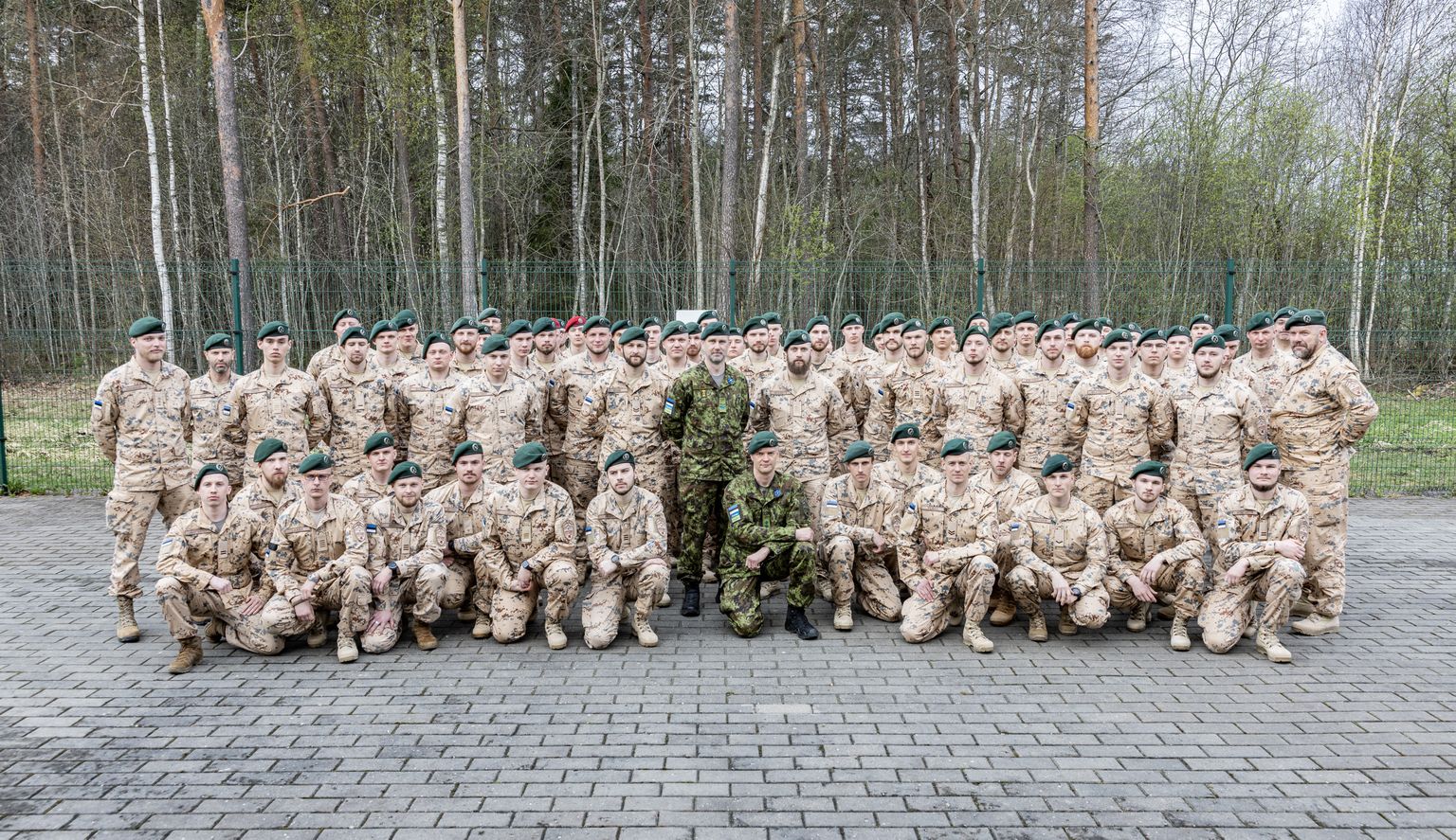 ФОТО И ВИДЕО Эстонский военный контингент прибыл в Ирак