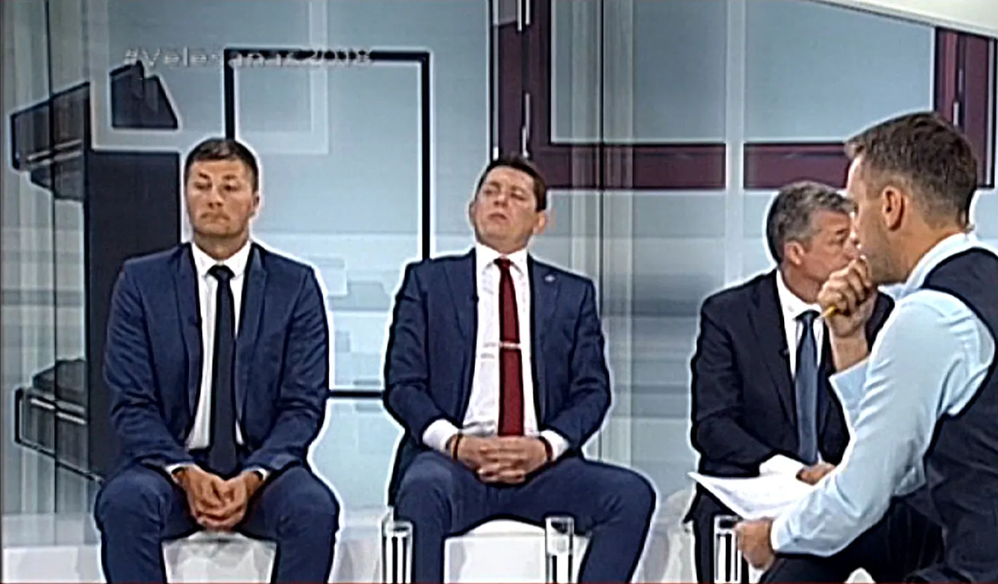 Ekrānuzņēmums no LTV raidījuma "Partija fokusā"