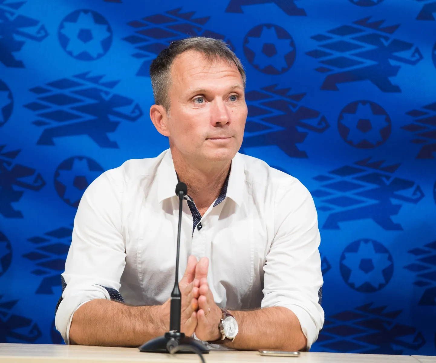 Eesti jalgpallikoondise peatreener Martin Reim.