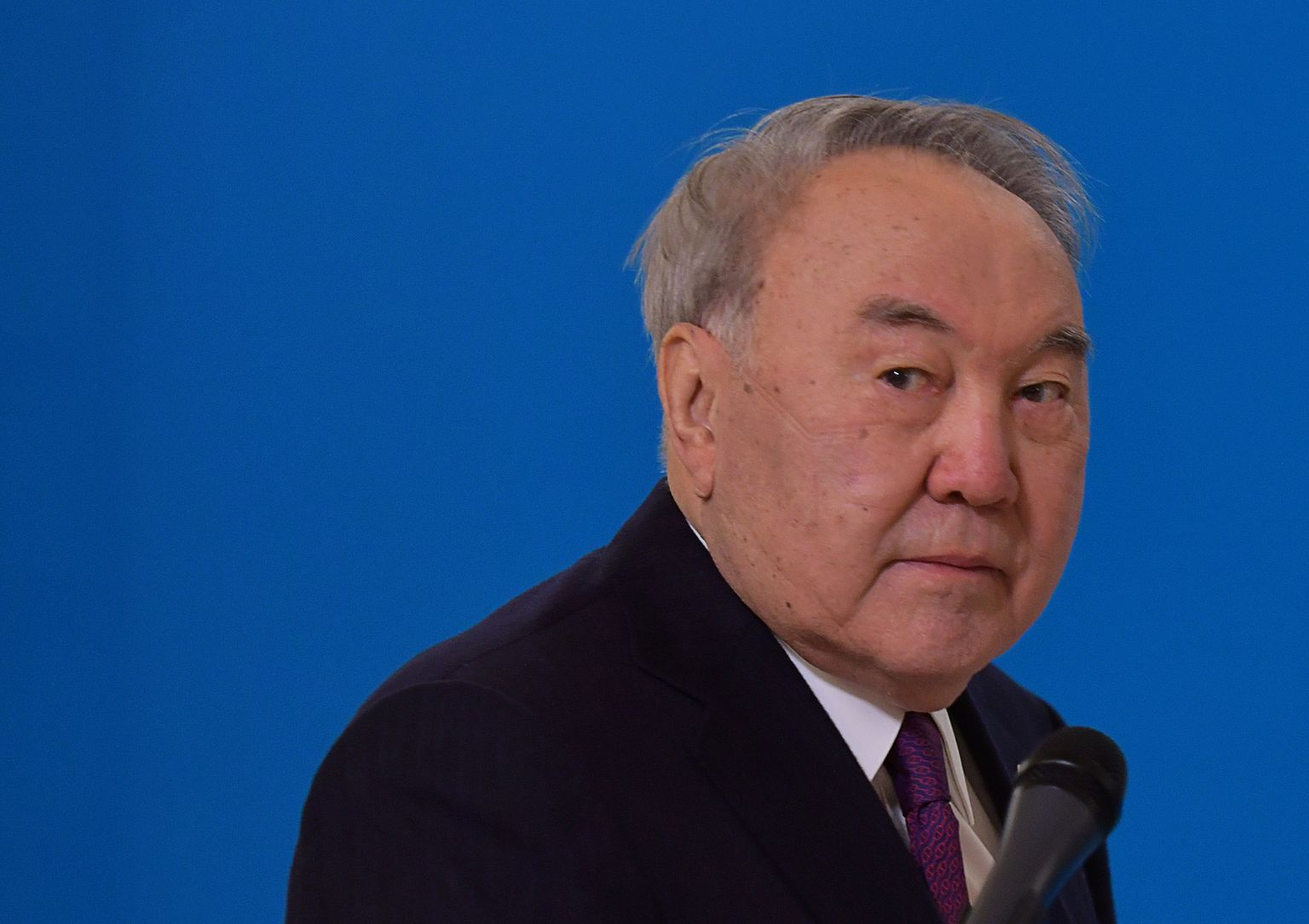 Kazahstānas eksprezidents Nursultans Nazarbajevs.