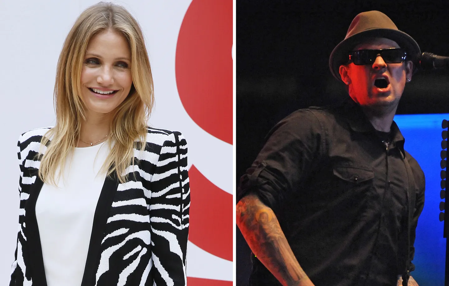 Cameron Diaz ja tema abikaasa - Benjamin Madden.