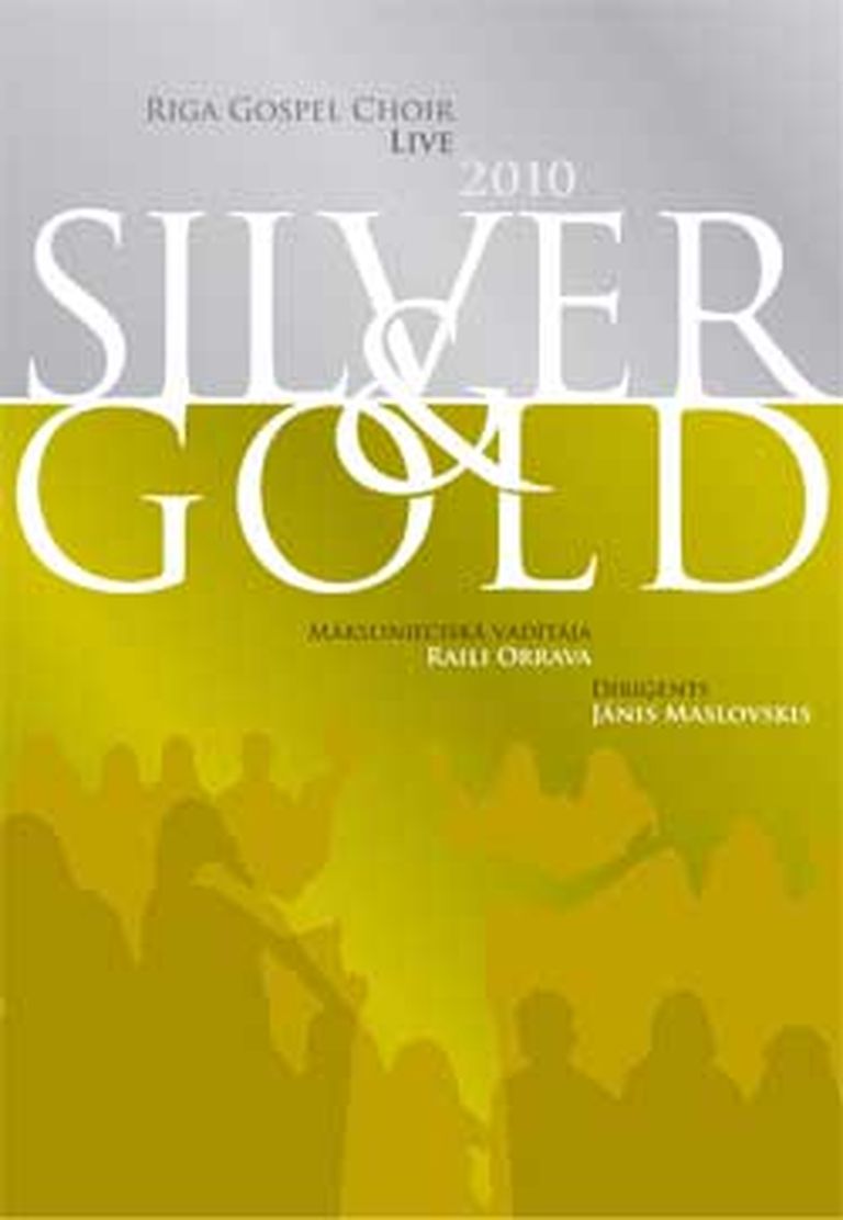 Rīgas gospeļkora koncertieraksta DVD "Silver&Gold" 