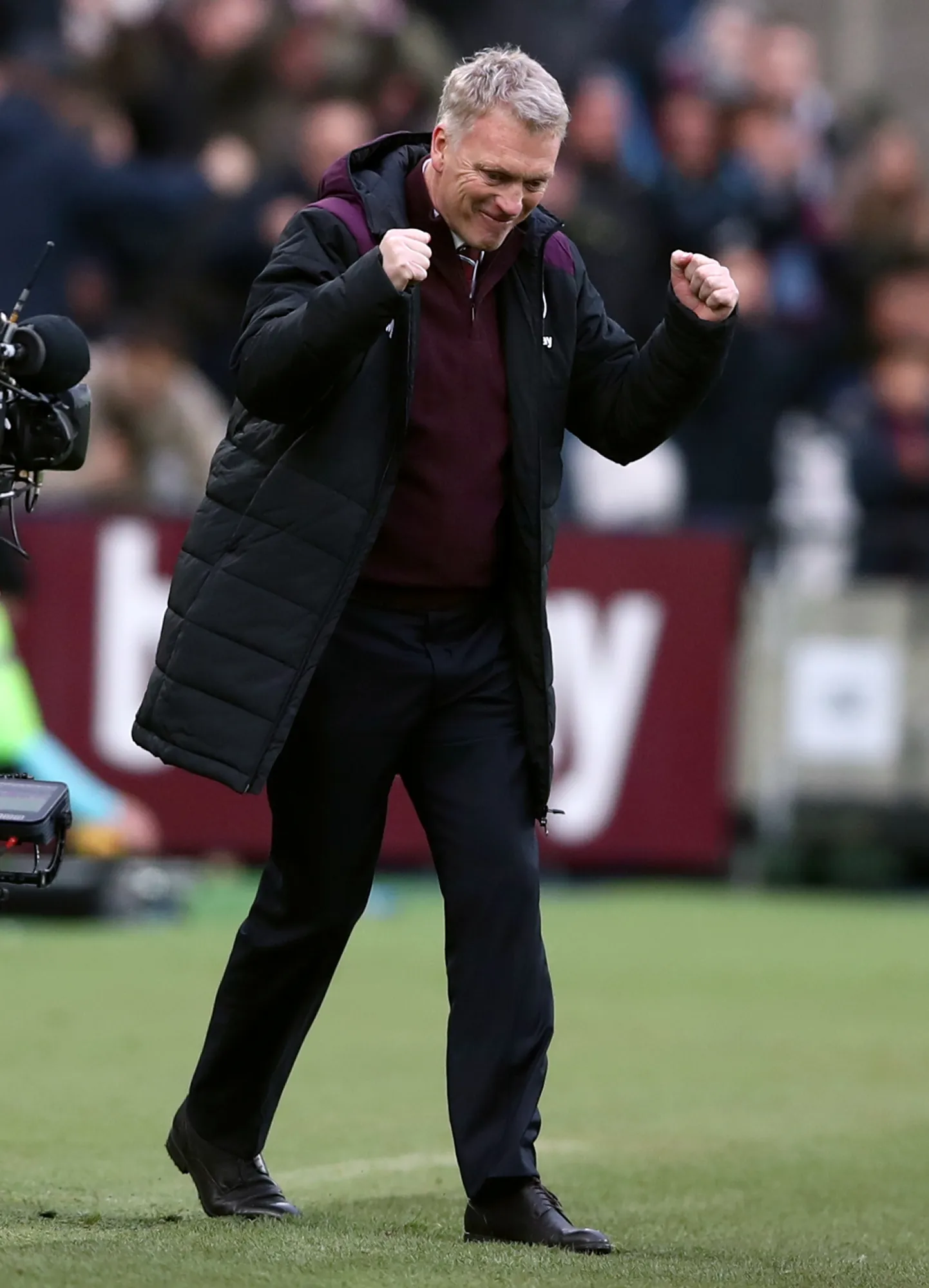 David Moyes maitses täna esimest korda Premier League'is West Hami peatreenerina võidurõõmu.