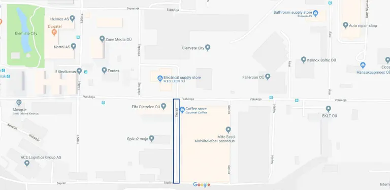 X-tee tänav.