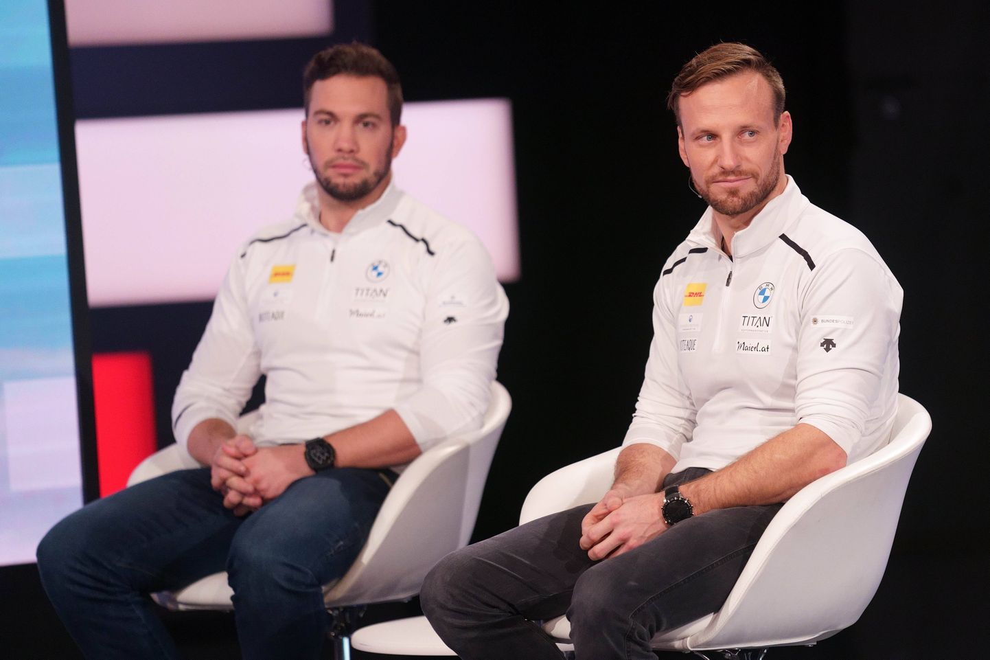 Tobias Arlt (paremal) koos võistluskaaslase Tobias Wendliga.