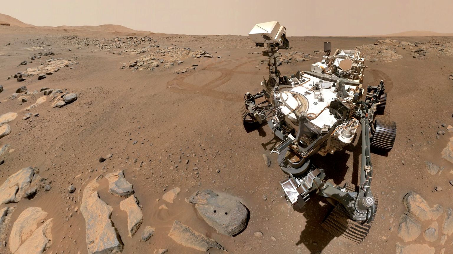 NASA  Marsi-kulgur Perseverance tegemas 25. augustil 2022 punasel planeedil selfit