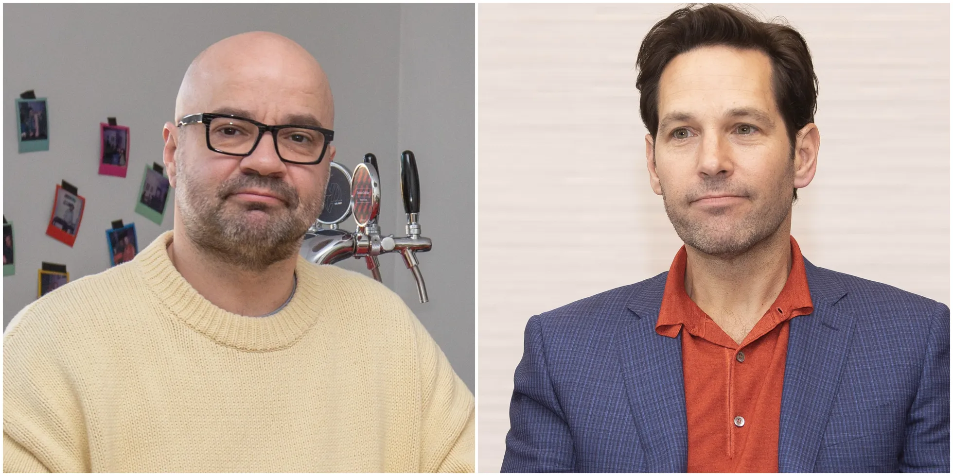 Vasakul: Mihkel Raud, foto: Elmo Riig, Scanpix. Paremal: Paul Rudd, foto: ZUMAPRESS.com/Scanpix.