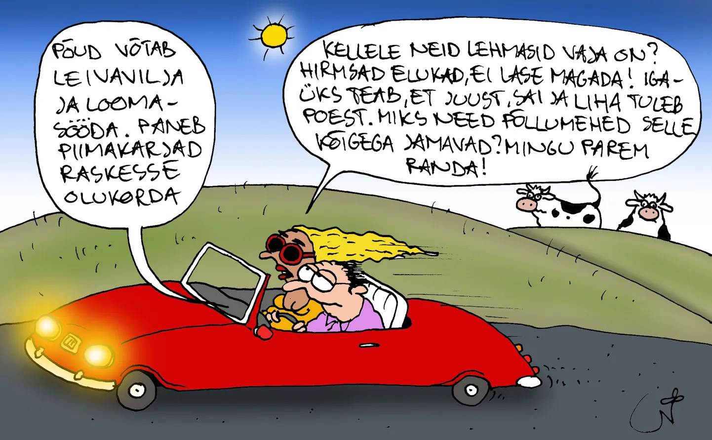 Urmas Nemvalts joonistab.