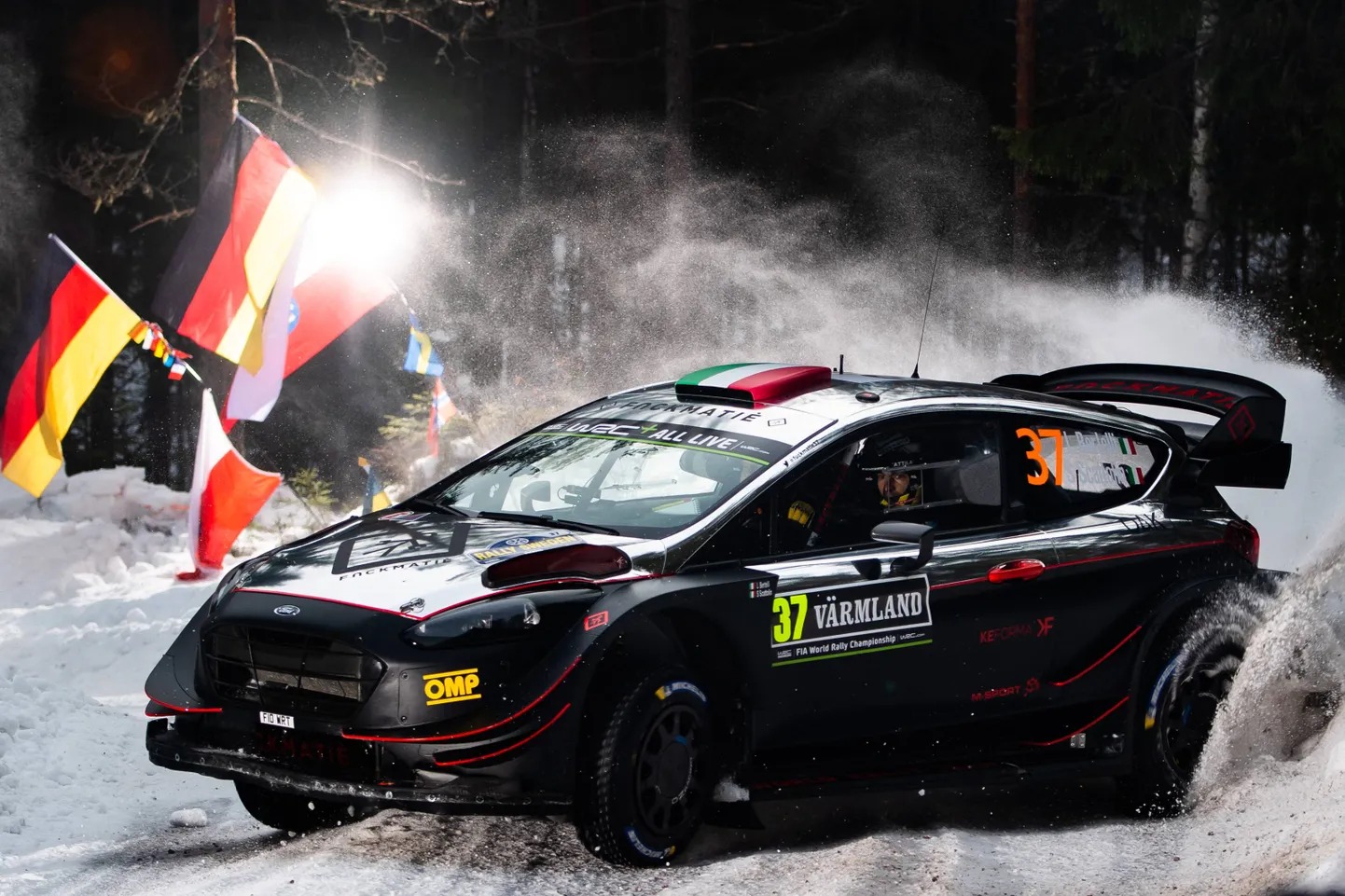 Lorenzo Bertelli tunamullusel Rootsi MM-rallil.