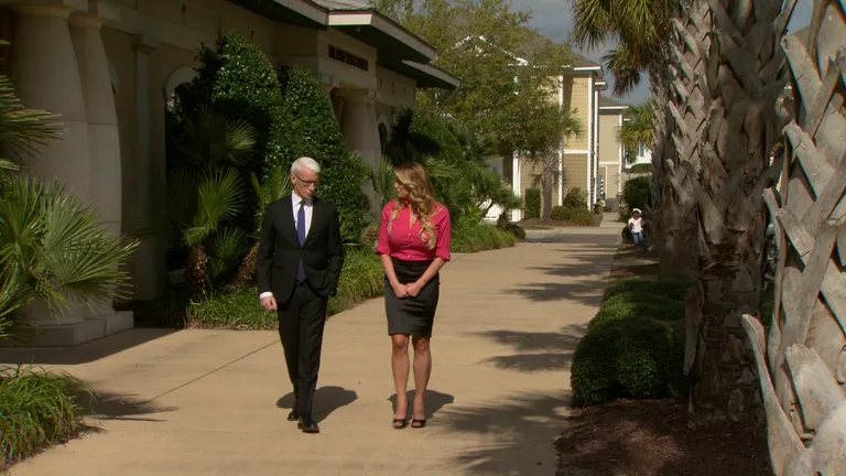 Stormy Daniels ja saatejuht Anderson Cooper