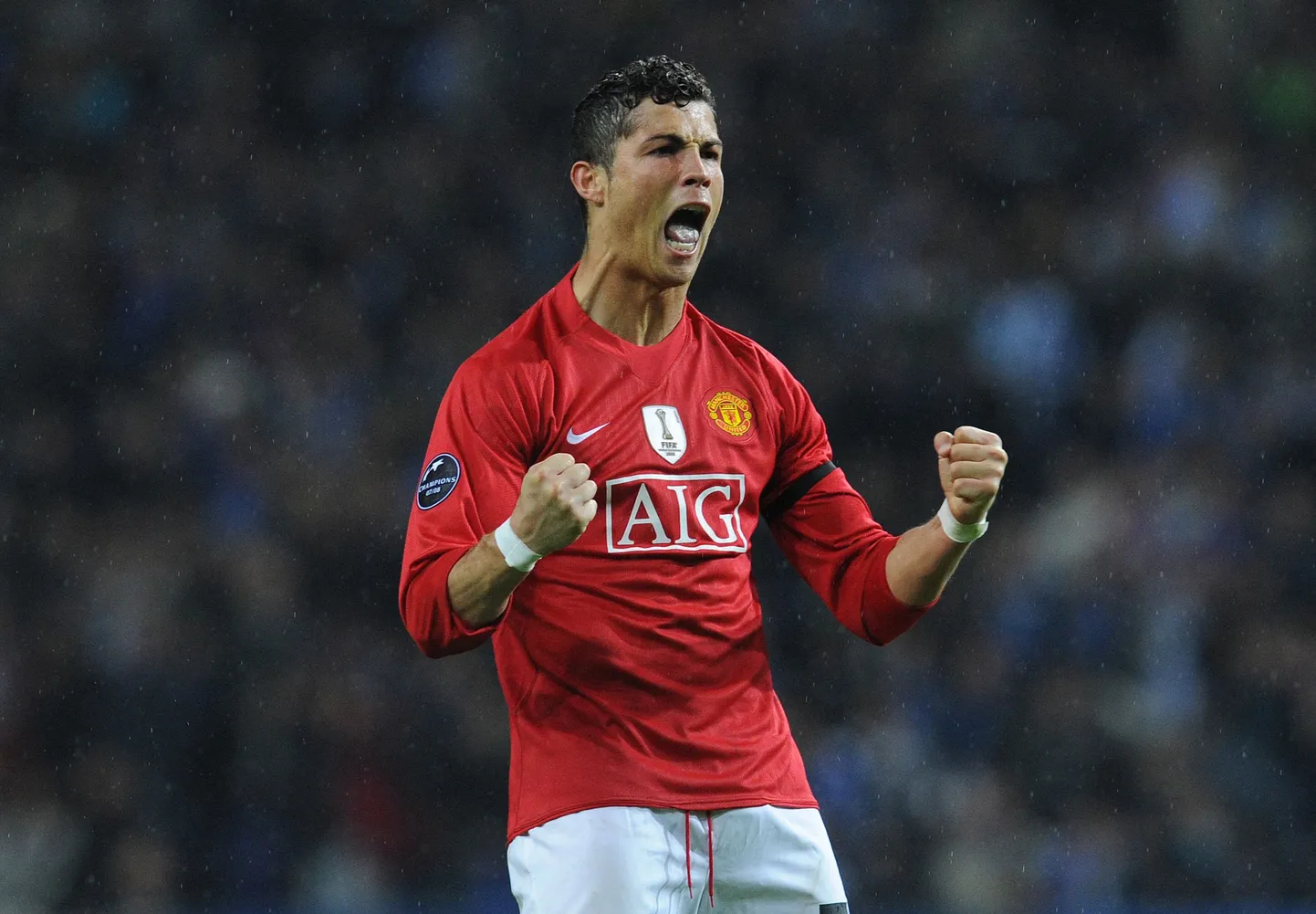 Cristiano Ronaldo Manchester Unitedi särgis.