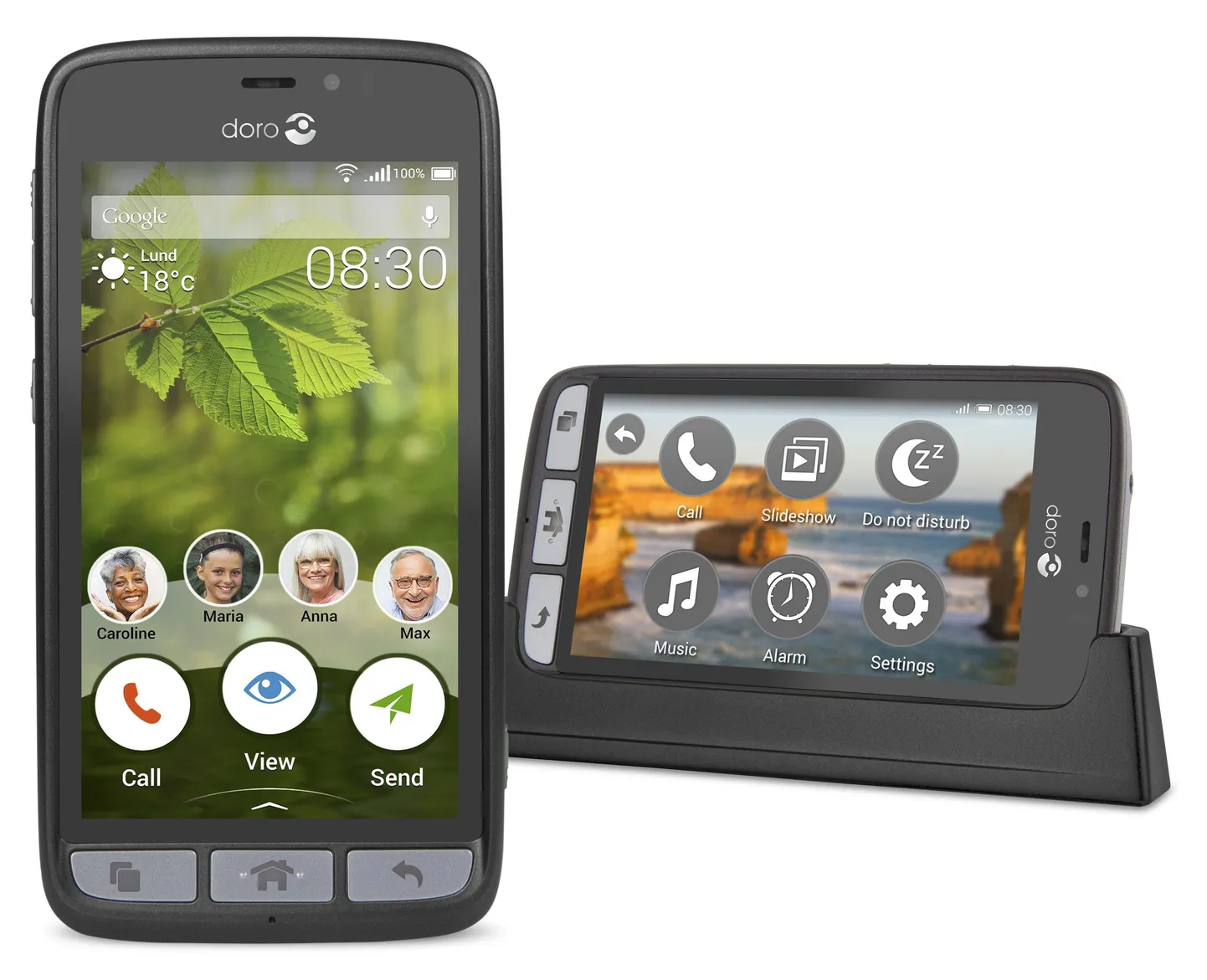 Doro представляет на рынке смартфон для пожилых людей.