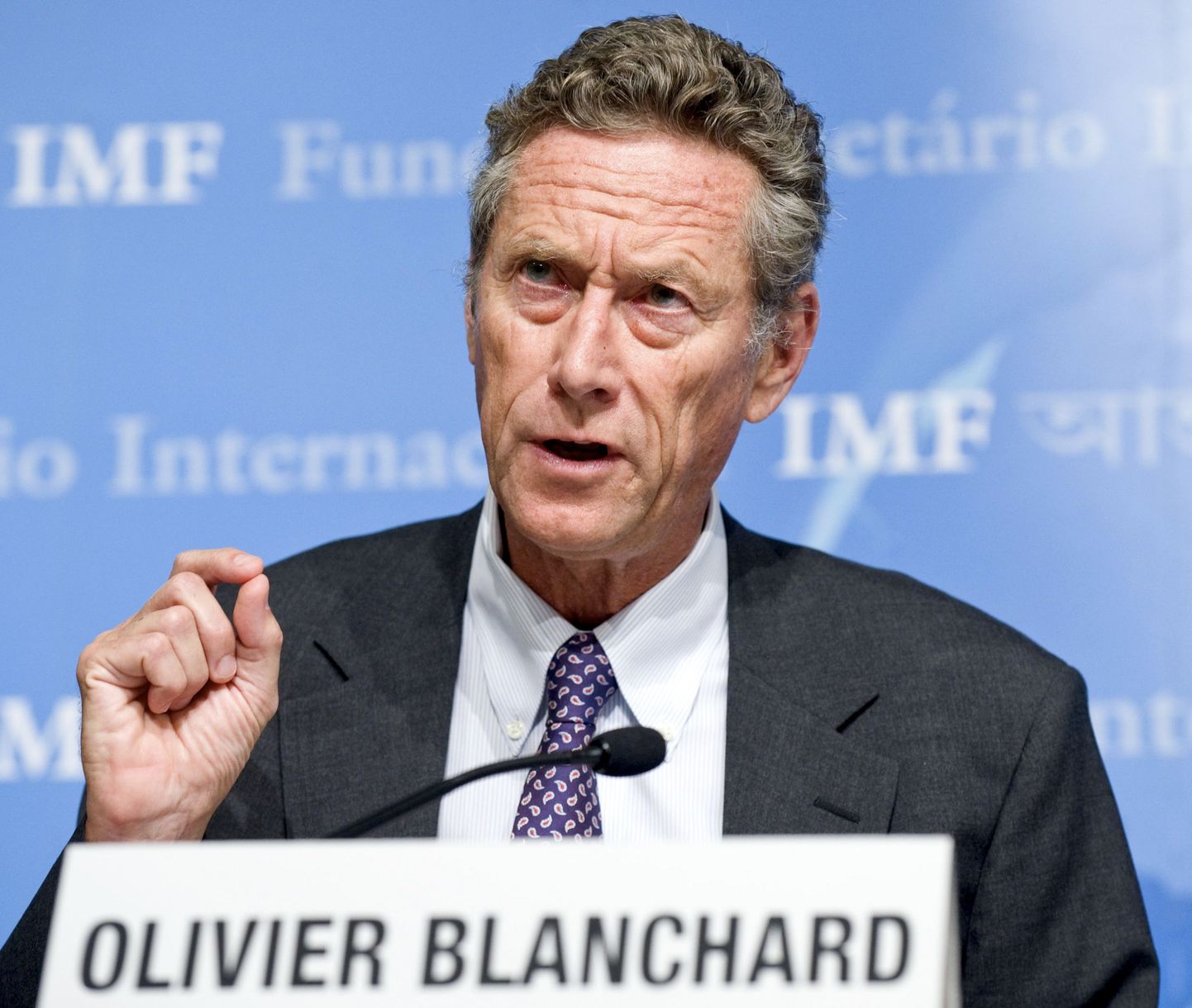 Rahvusvahelise Valuutafondi (IMF) uuringute direktor Olivier Blanchard.