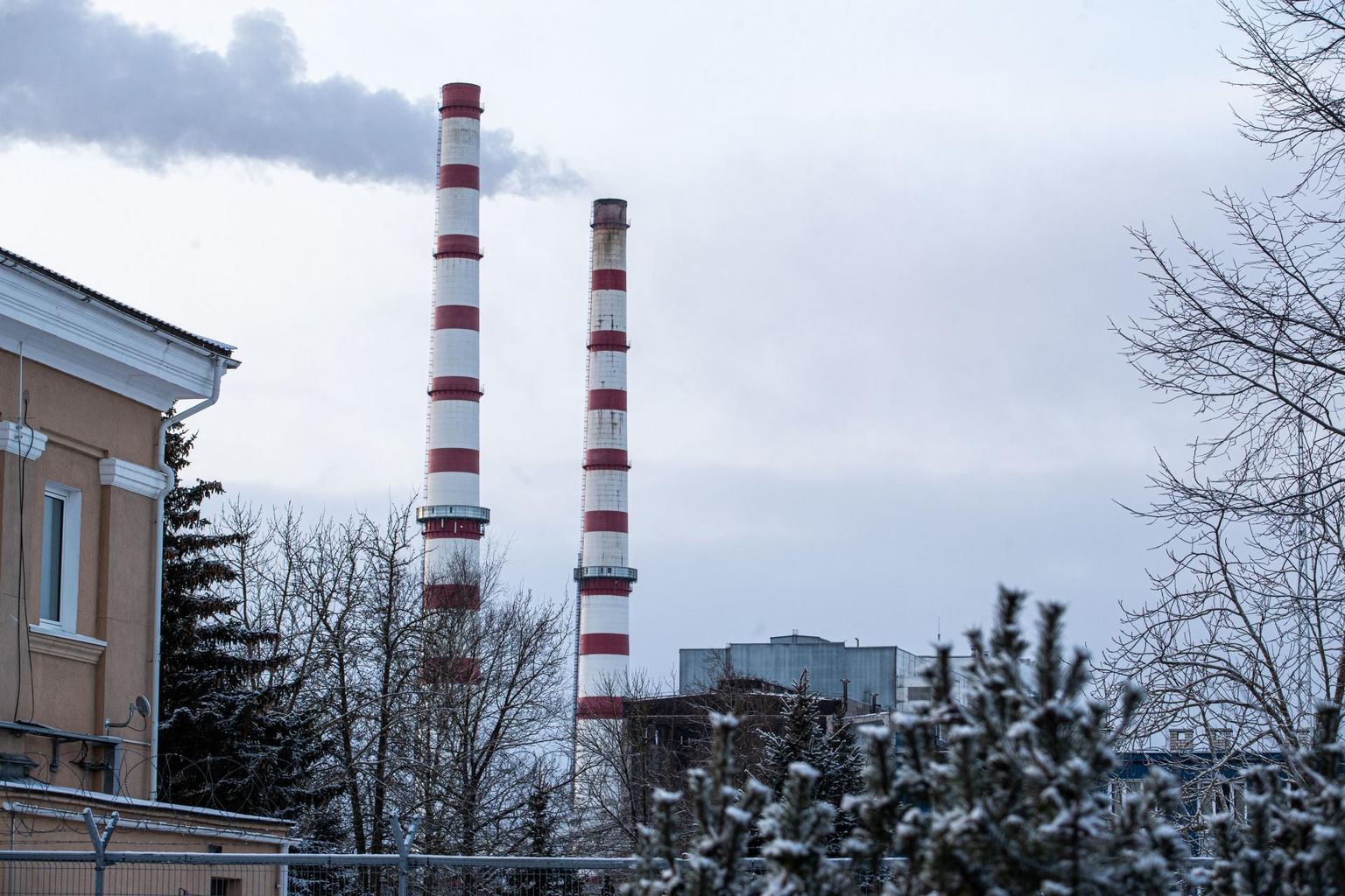 Eesti Energia Balti elektrijaam Narva lähistel. FOTO: Remo Tõnismäe