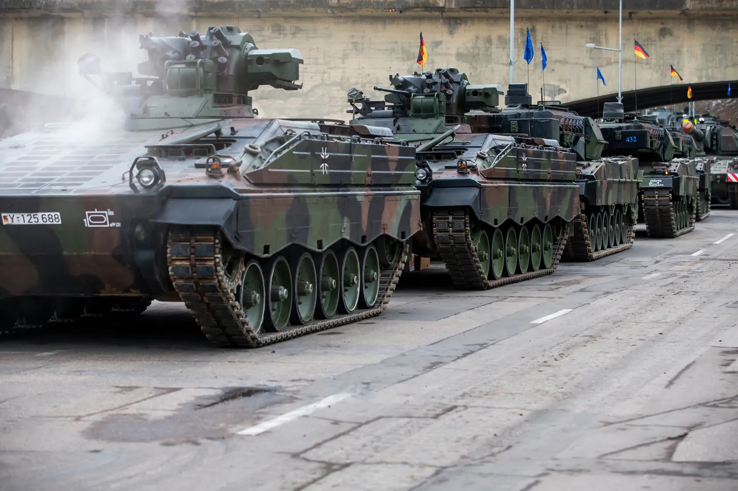 Kājnieku kaujas bruņumašīnas "Marder".