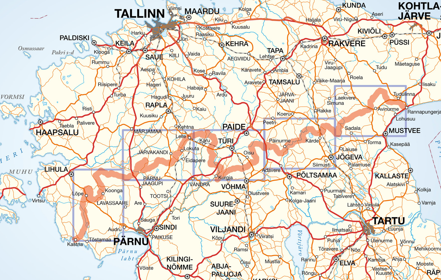 Ajalooline piir Eesti- ja Liivimaa vahel