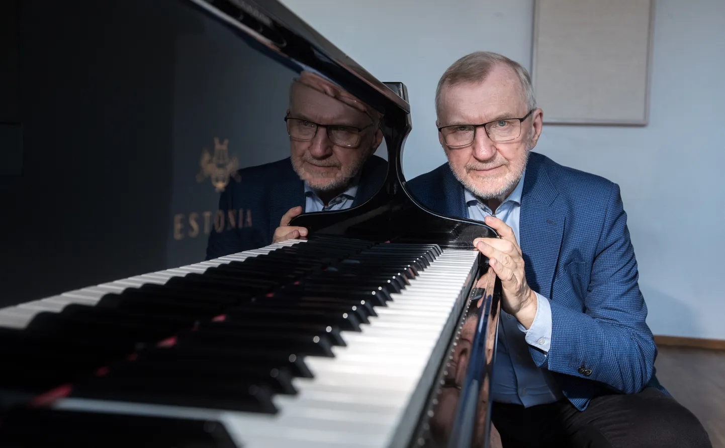 Pianist ning pikaaegne Eesti muusika-
 ja teatriakadeemia rektor Peep Lassmann.