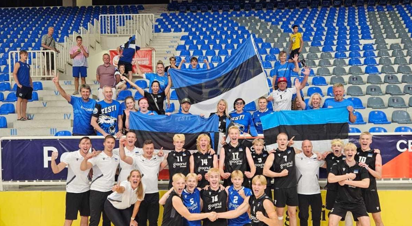 Eesti U17 noormehed said EMil teise võidu