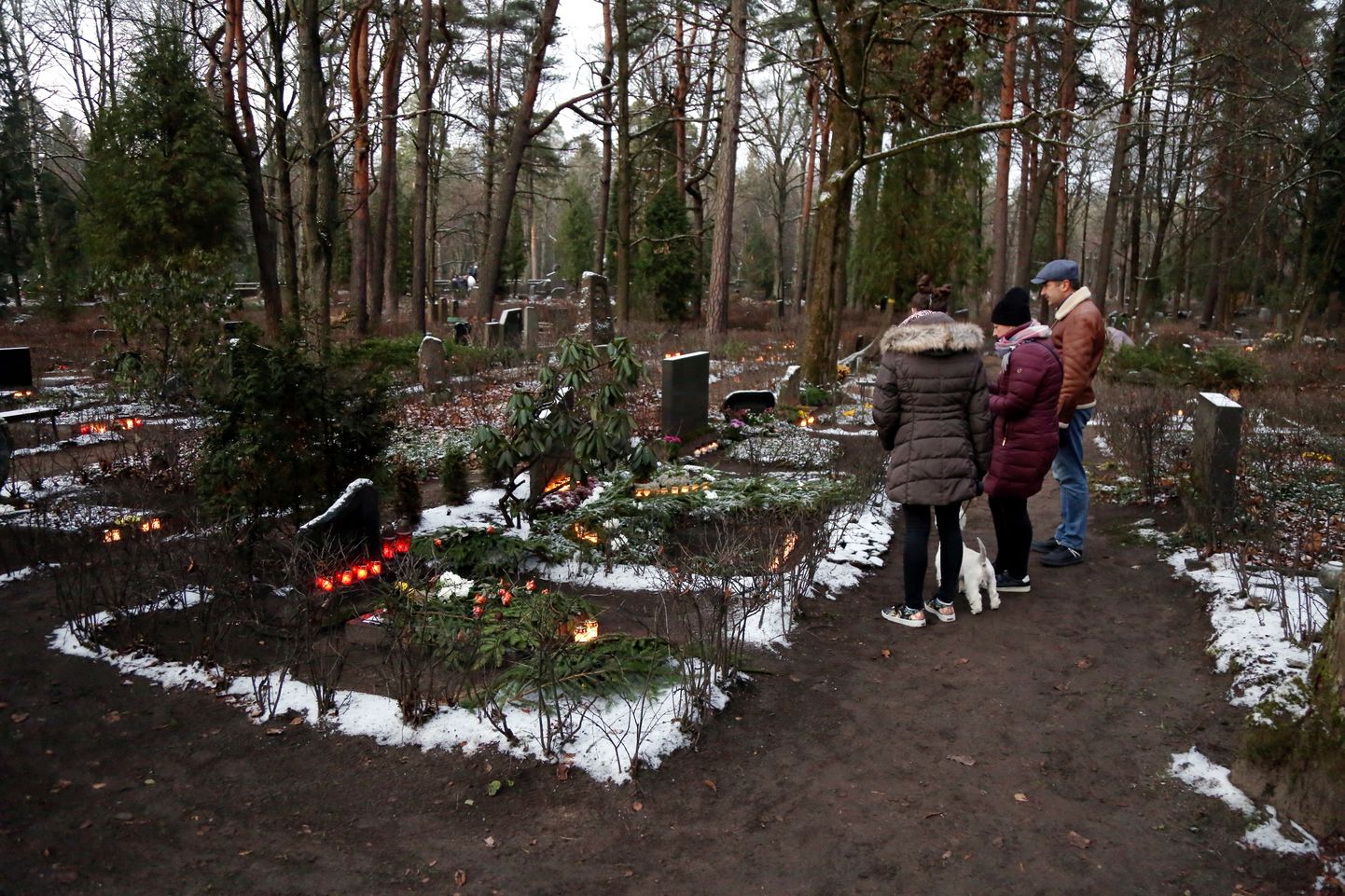 Mirušo piemiņas diena- Mūžības svētdiena Rīgas Otrajos Meža kapos. Ilustratīvs foto.