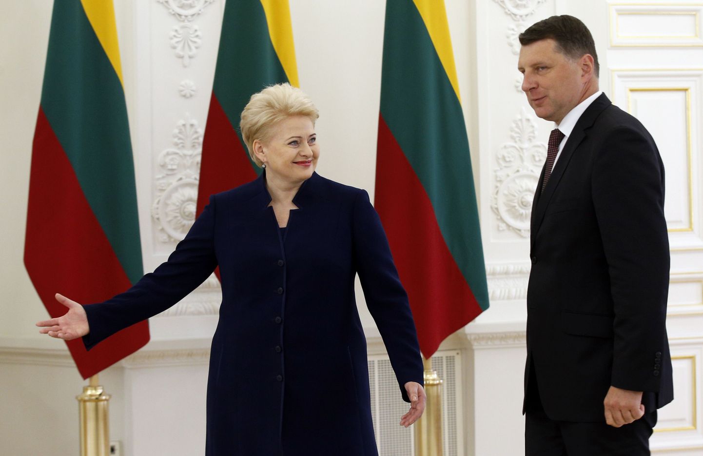 Leedu ja Läti president kohtumisel.