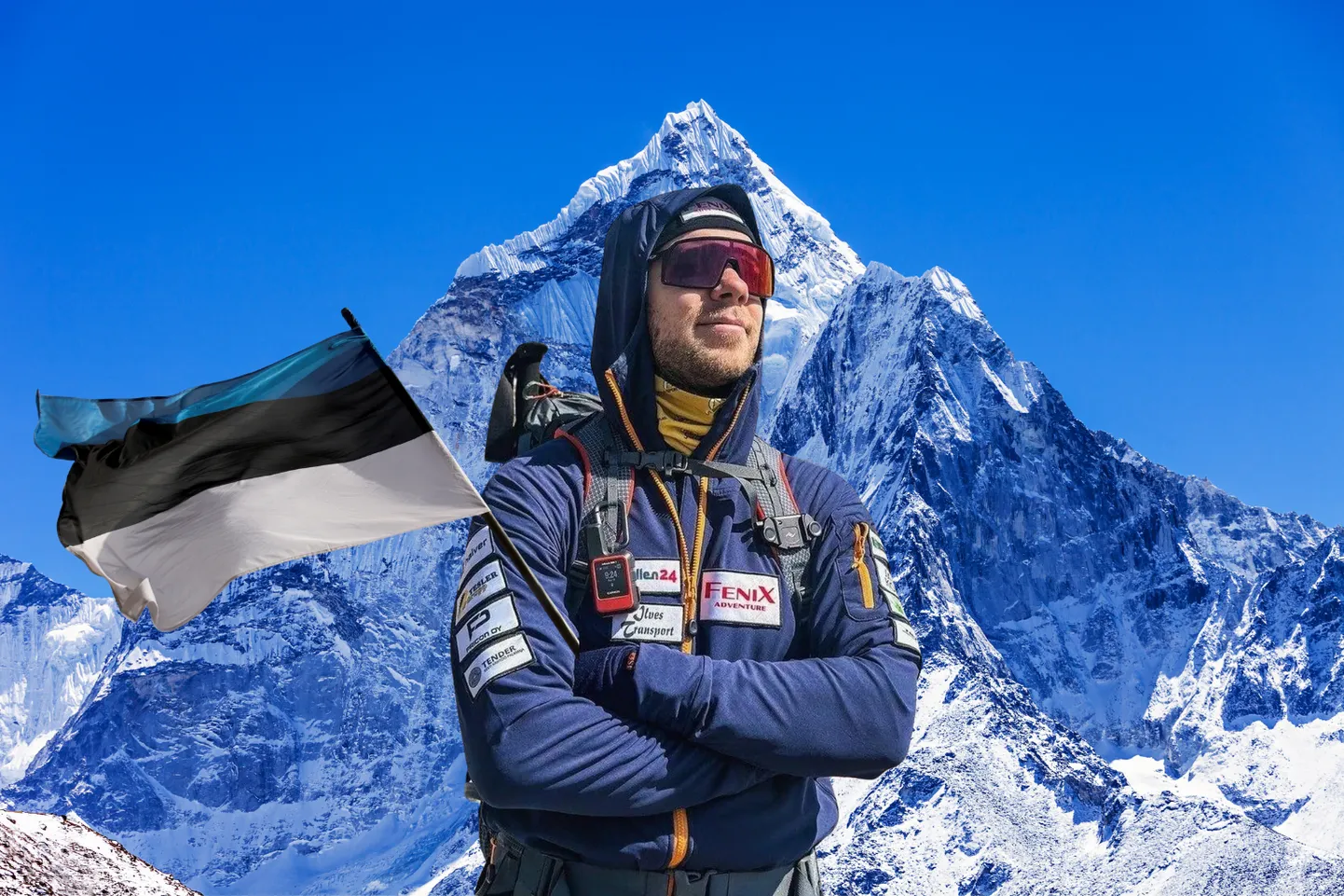 Эстонский альпинист Каспар Ээвальд покорил вершину Эвереста.