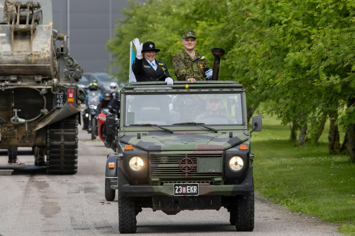 Võidutule jagamine Vinnis.