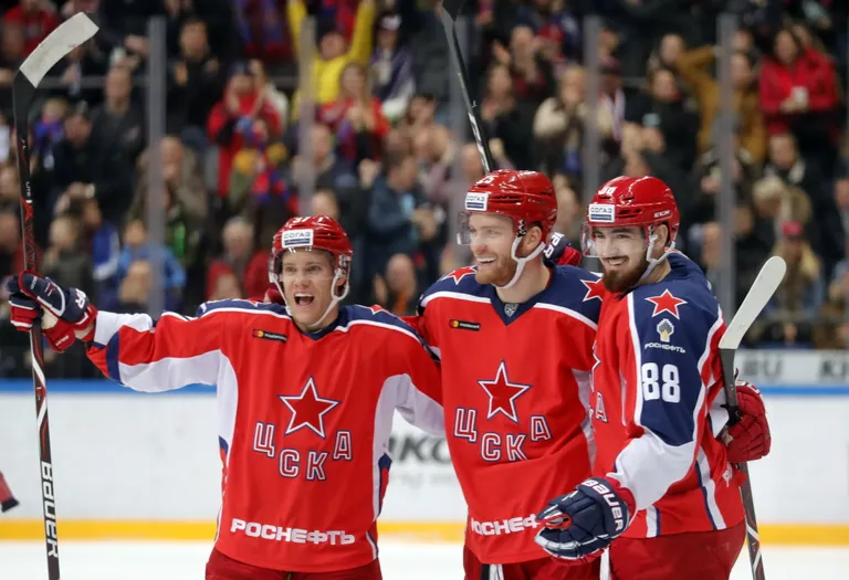 Maskavas CSKA hokejisti