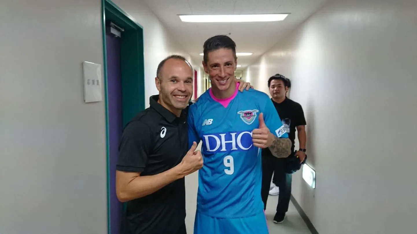 Andres Iniesta ja Fernando Torres.