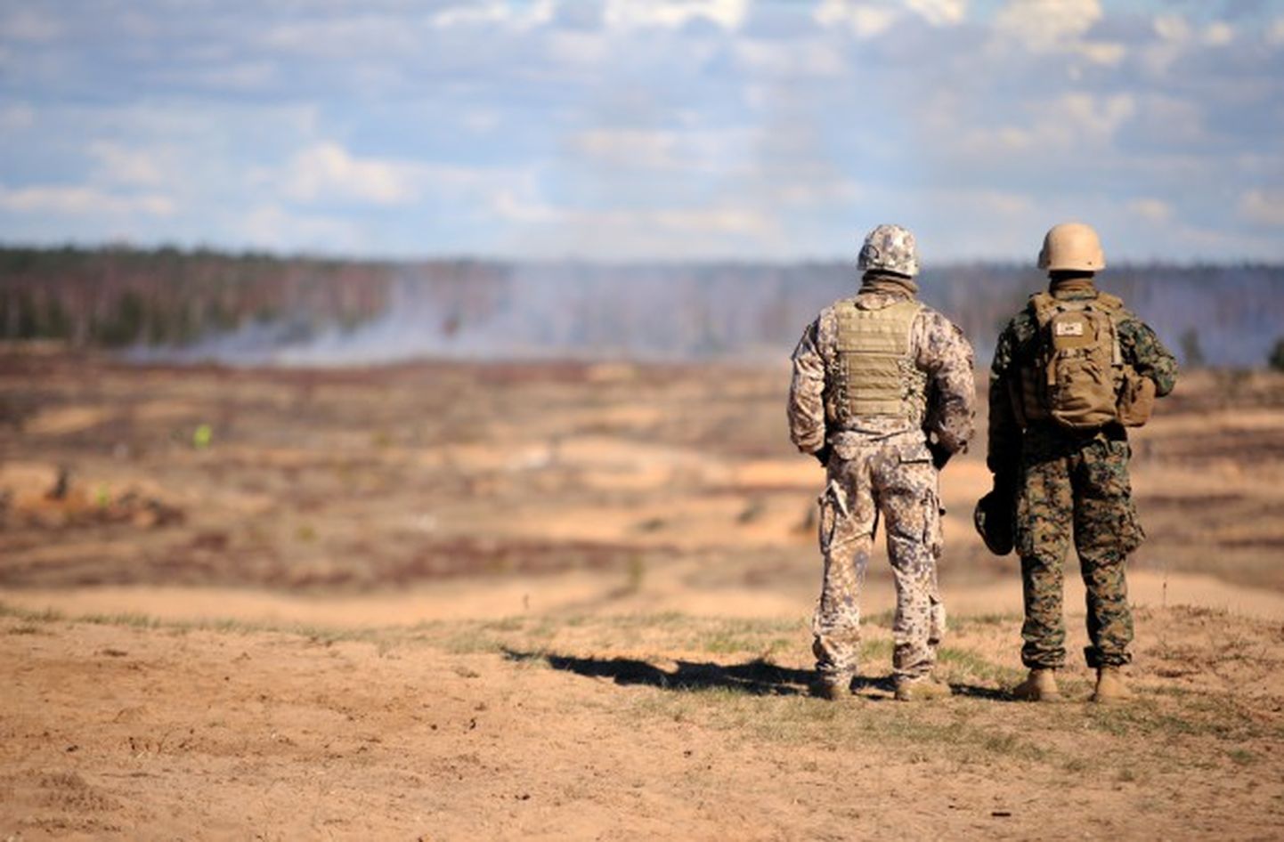 Солдаты НАТО в Адажи. Иллюстративное фото