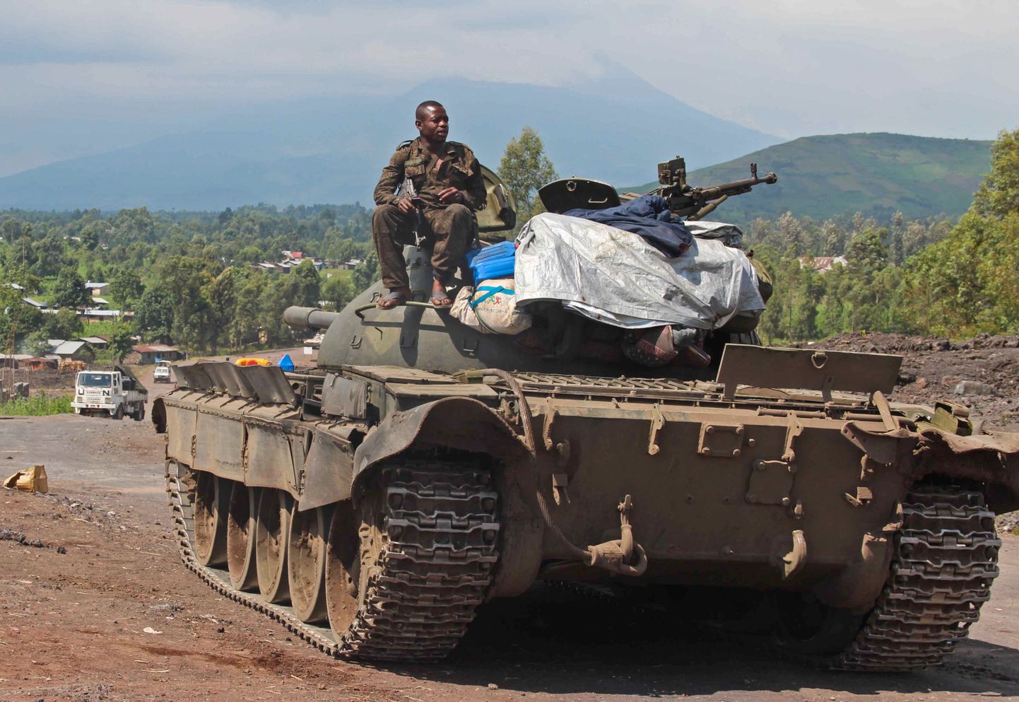 Kongo sõjaväe tank.