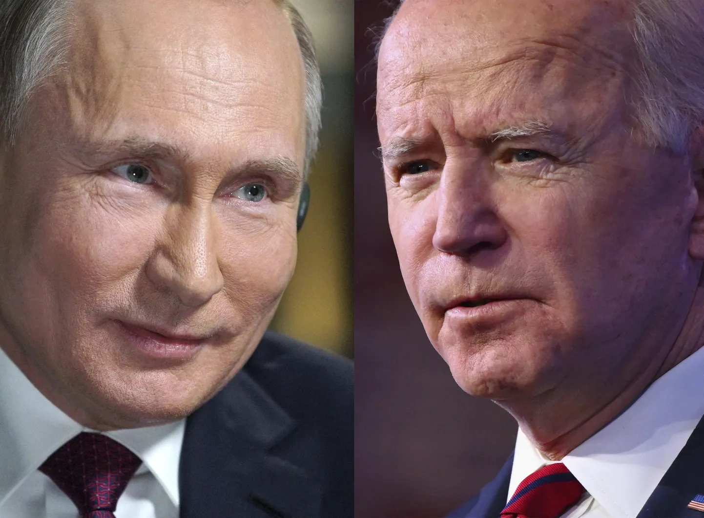 Владимир Путин и Джо Байден.