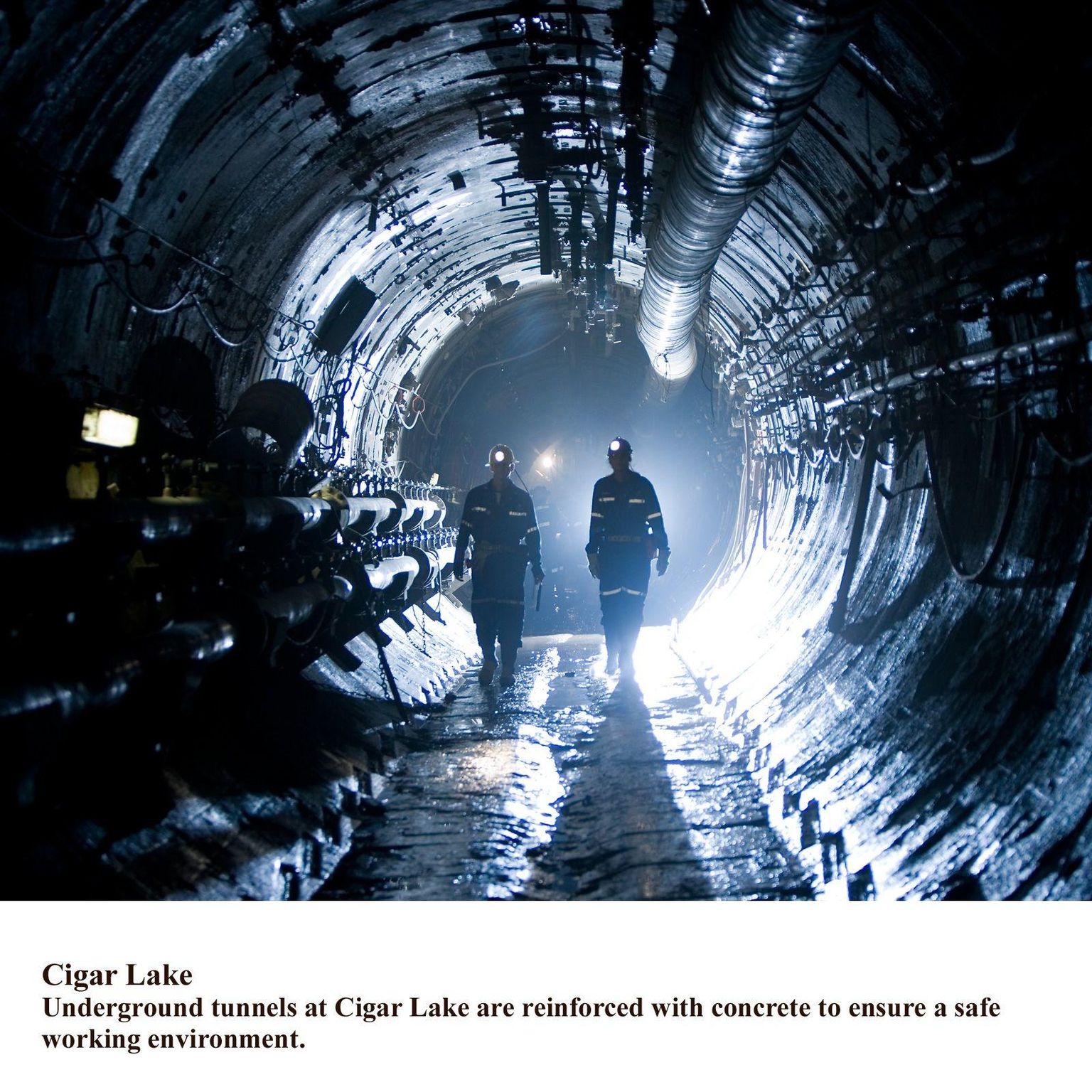 Cigar Lake&#39;i kõrgekvaliteedilise uraani maa-alune maardla Saskatchewani provintsis.  