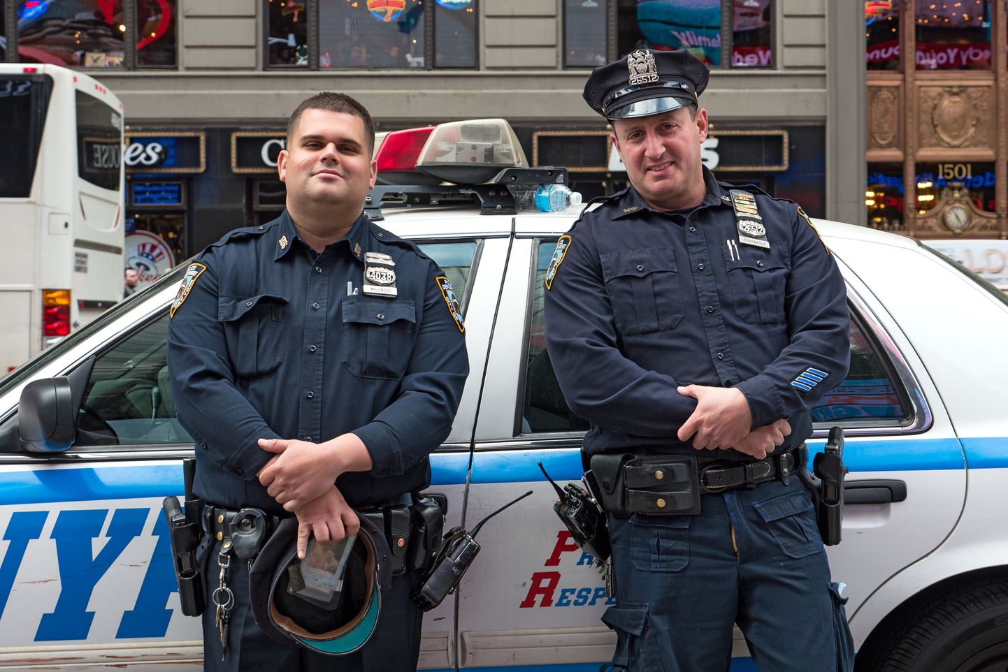 Полицейские Нью-Йорка. Фото иллюстративное.
