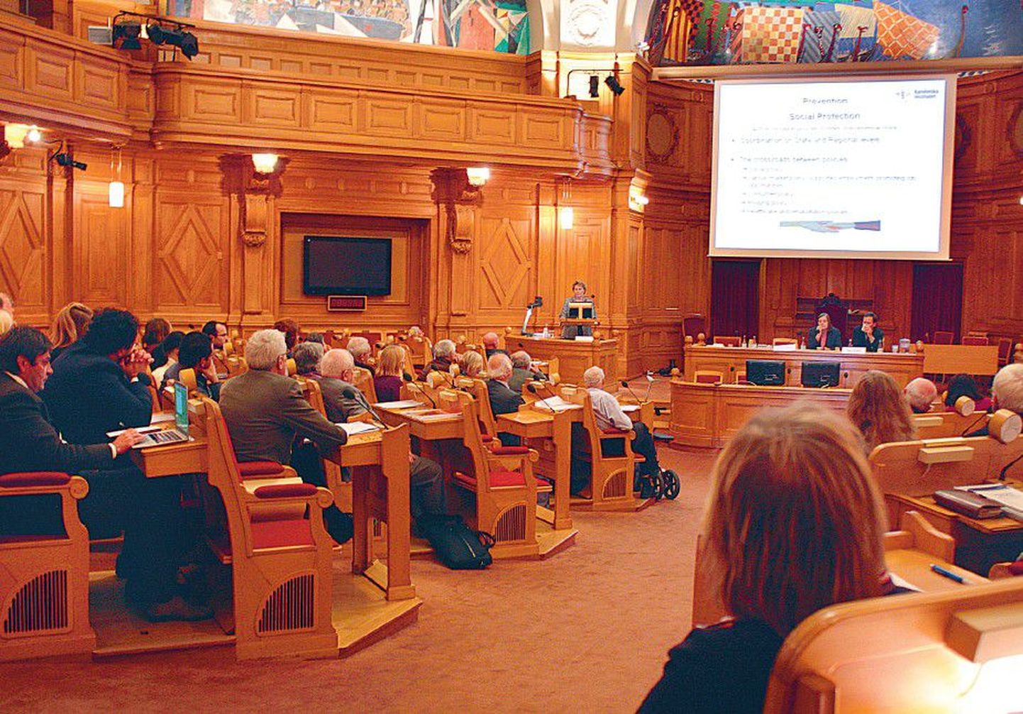 Maailma Terviseorganisatsiooni ja Euroopa Liidu korraldatud konverents toimus Stockholmis parlamendihoone uhkes istungitesaalis.