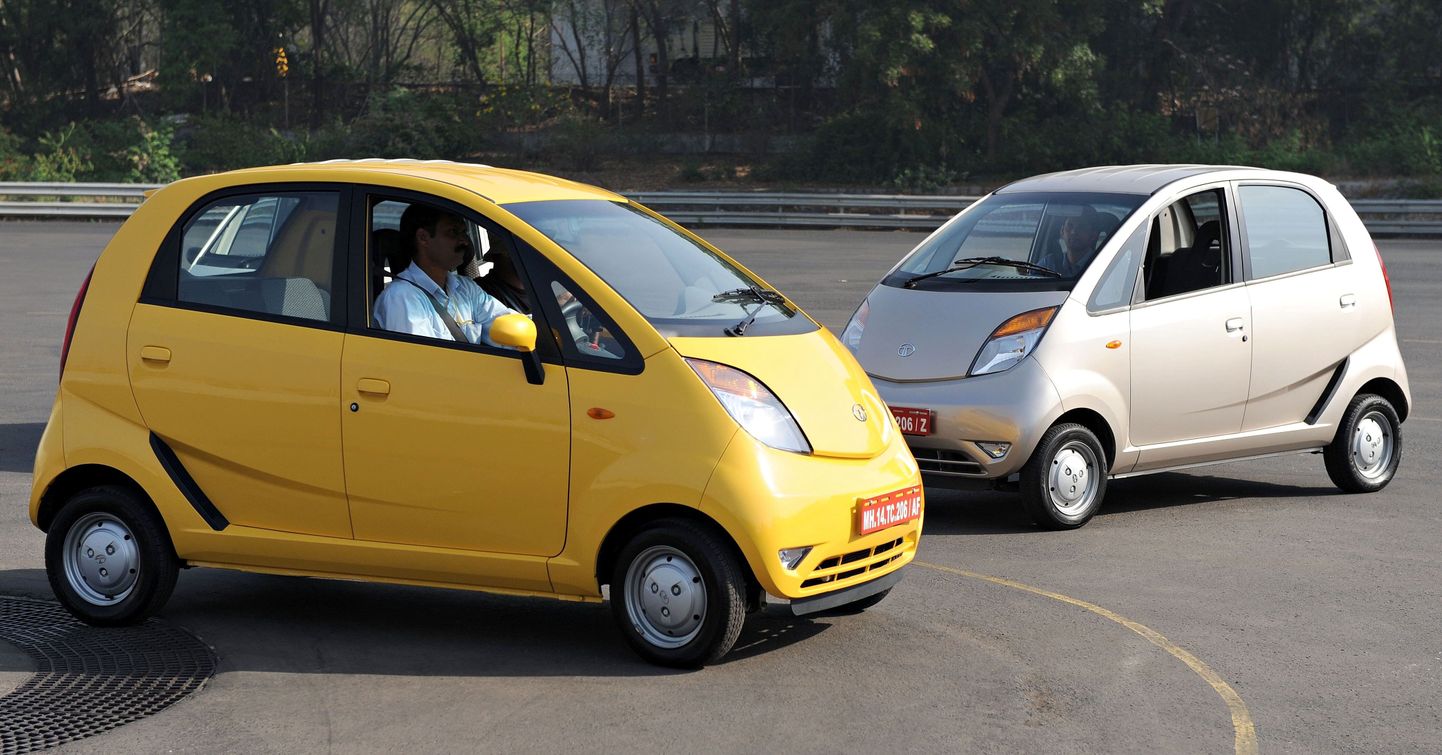 Seni maailma kõige odavam auto, India Tata Motorsi toodetud Nano.