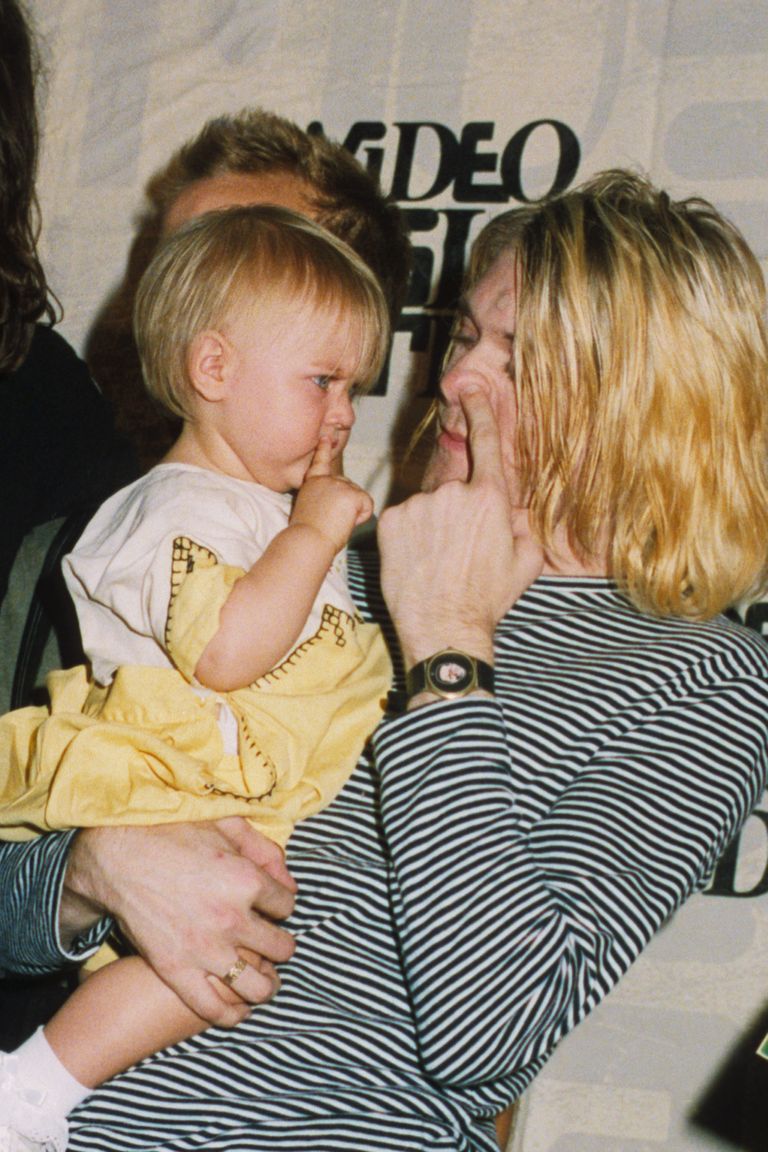 Kurt Cobain ja ta tütar Frances Bean