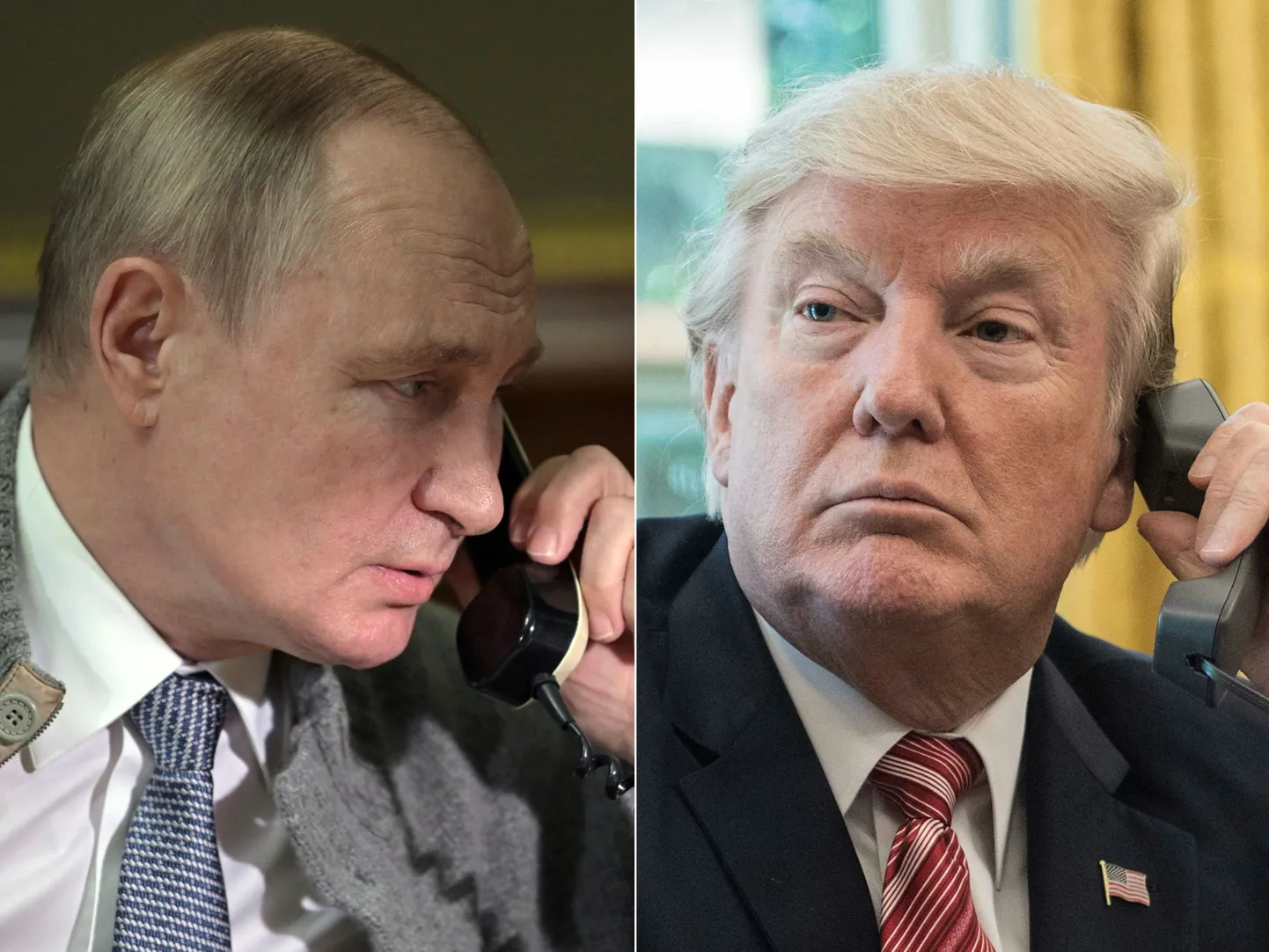 Venemaa diktaator Vladimir Putin ja Ameerika Ühendriikide president Donald Trump.
