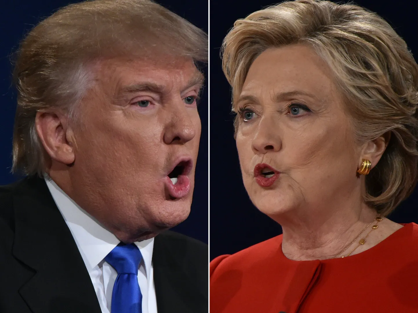 Donald Trump ja Hillary Clinton