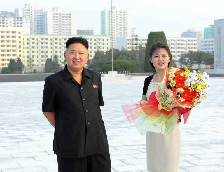Kim Jong-un ja ta naine Ri Sol-ju 2012. aasta augustis Pyongyangis