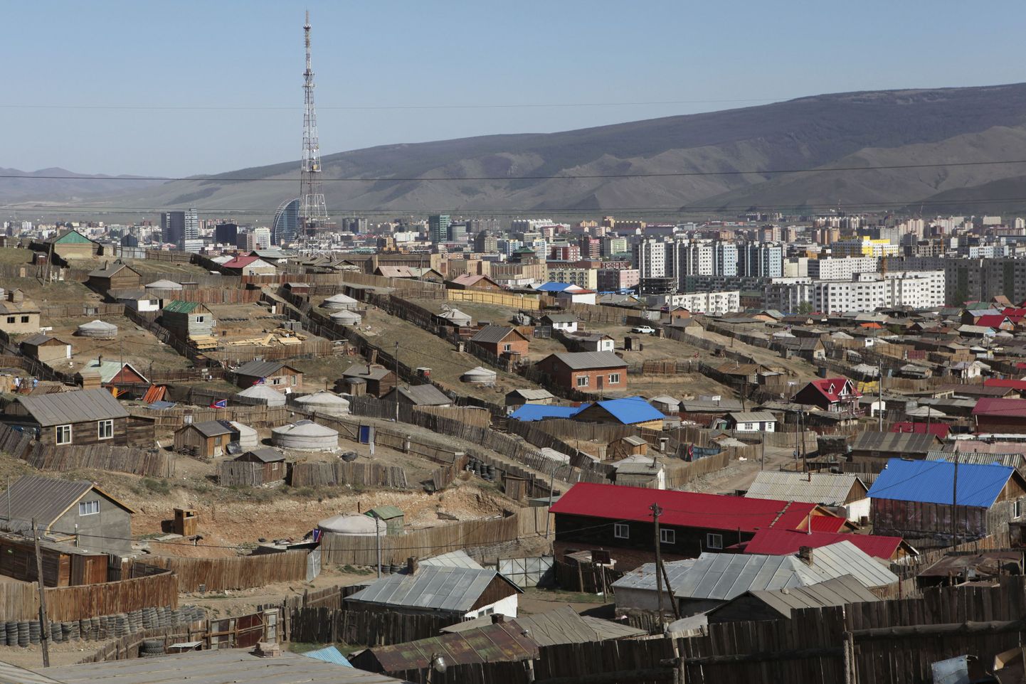Vaade Ulaanbaatori linnale.