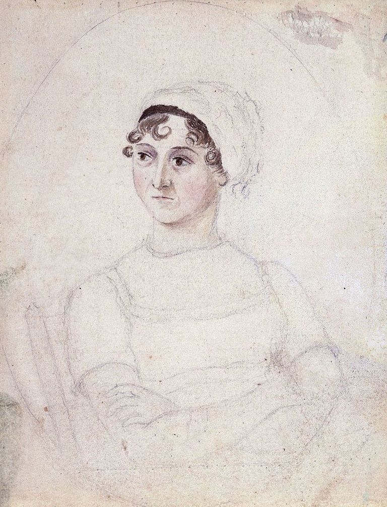 Joonistus Jane Austenist / wikipedia.org