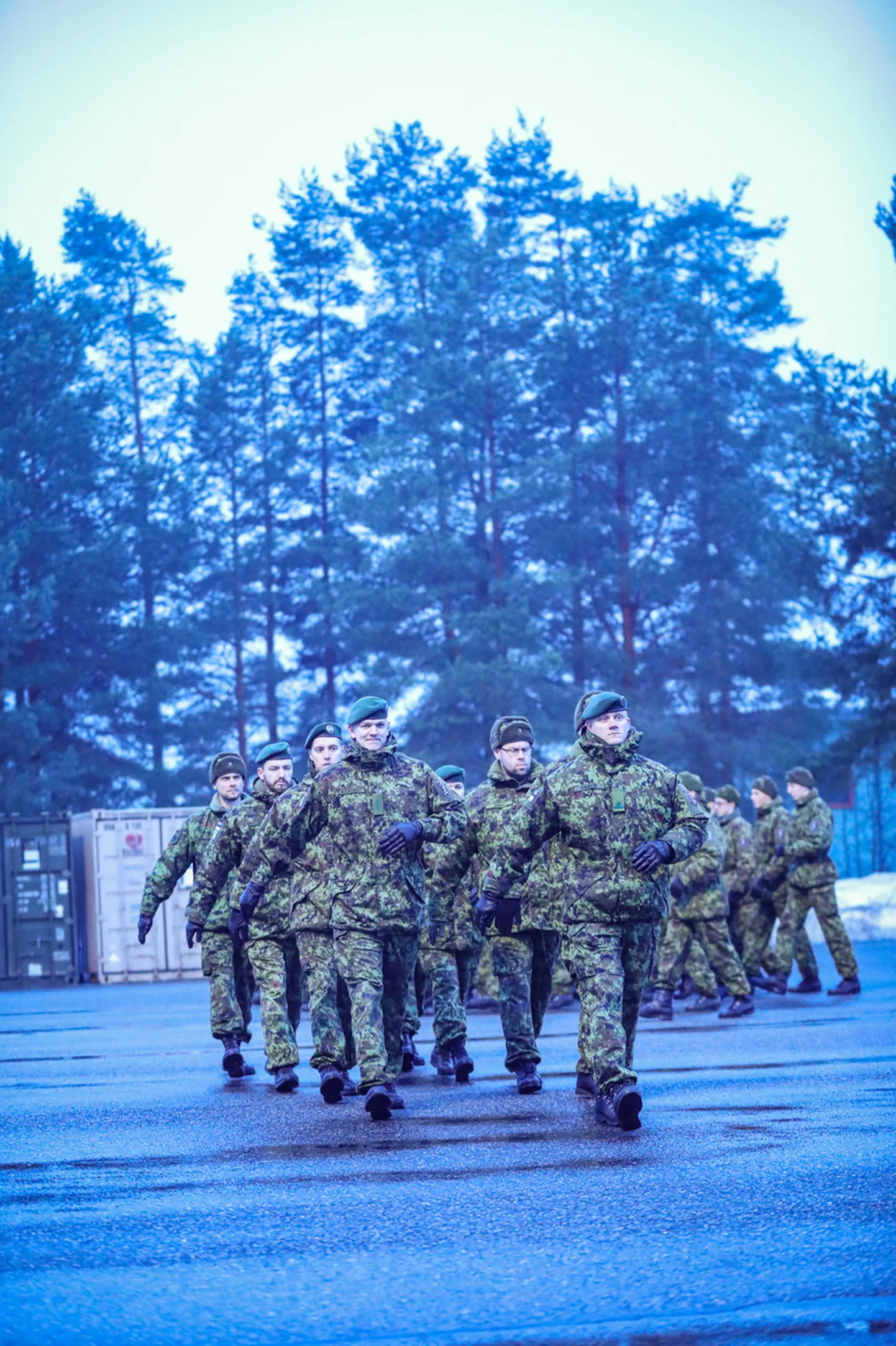 Kuperjanovi jalaväepataljon tähistas väeosa aastapäeva rivistusega Taara linnakus.