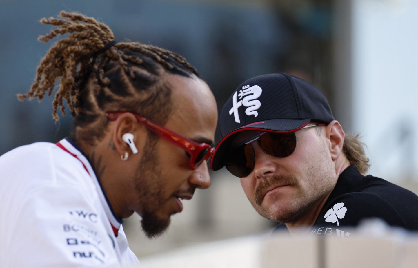 Lewis Hamilton (vasakul) ja Valtteri Bottas.
