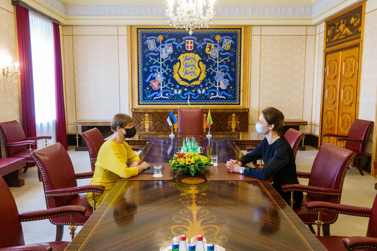 President Kaljulaid kohtus Kadriorus Leedu parlamendi spiikriga