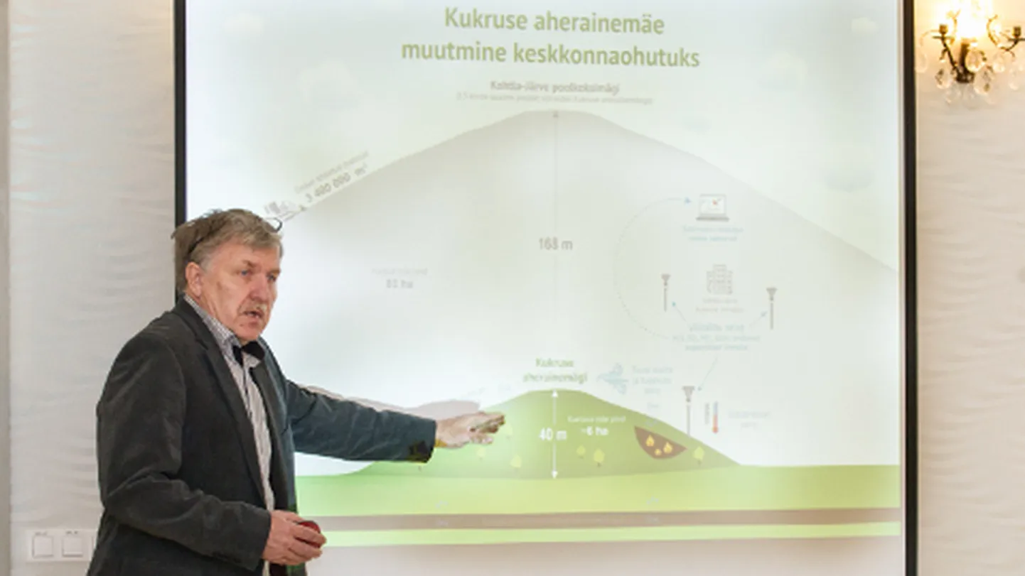 "Kukruse mägi on Kohtla-Järve poolkoksimäest nii palju väiksem, et põlengu kustutamine oleks seal oluliselt lihtsam," ütles Urmas Uri.