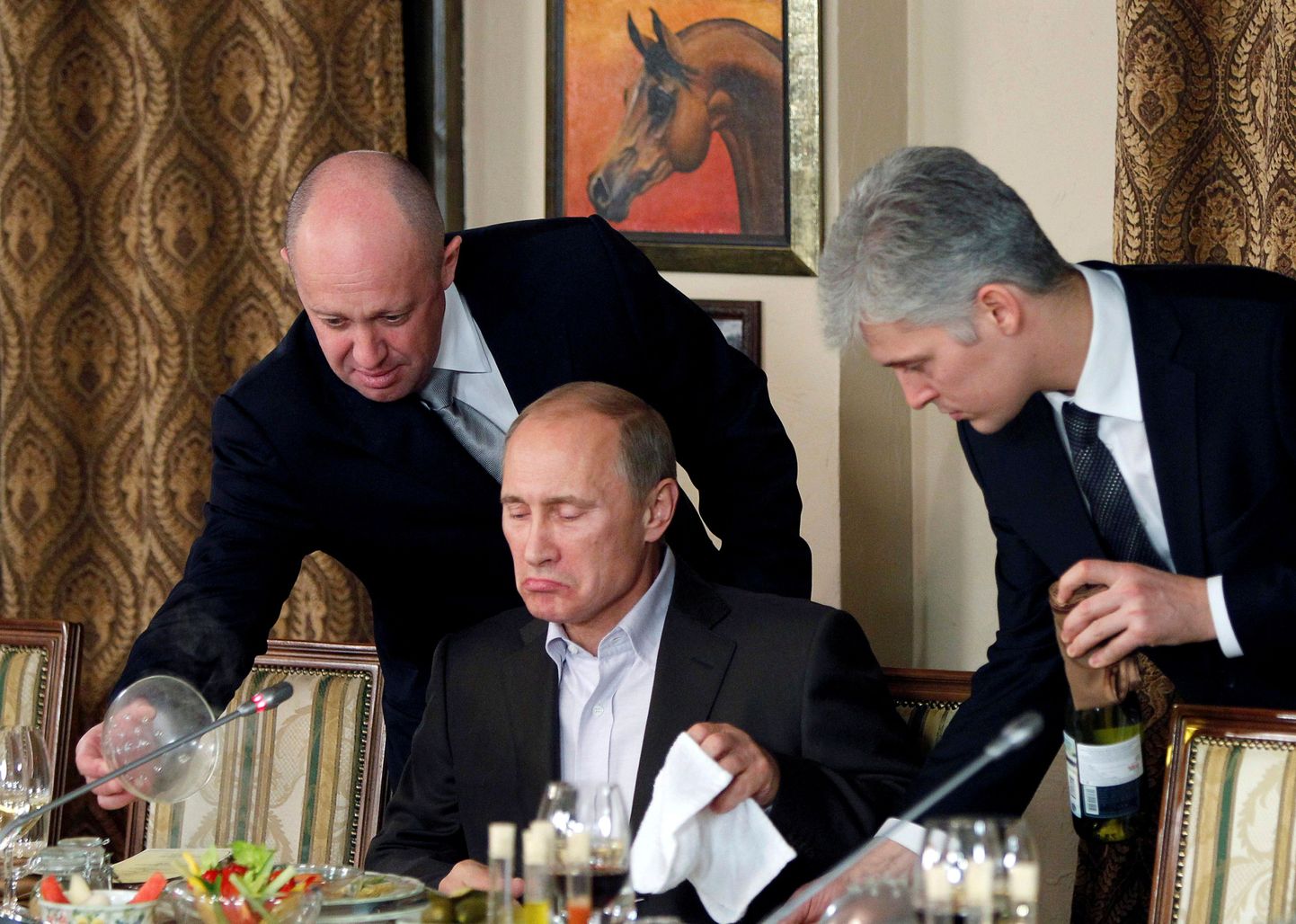 Jevgeni Prigožin ja Vladimir Putin.