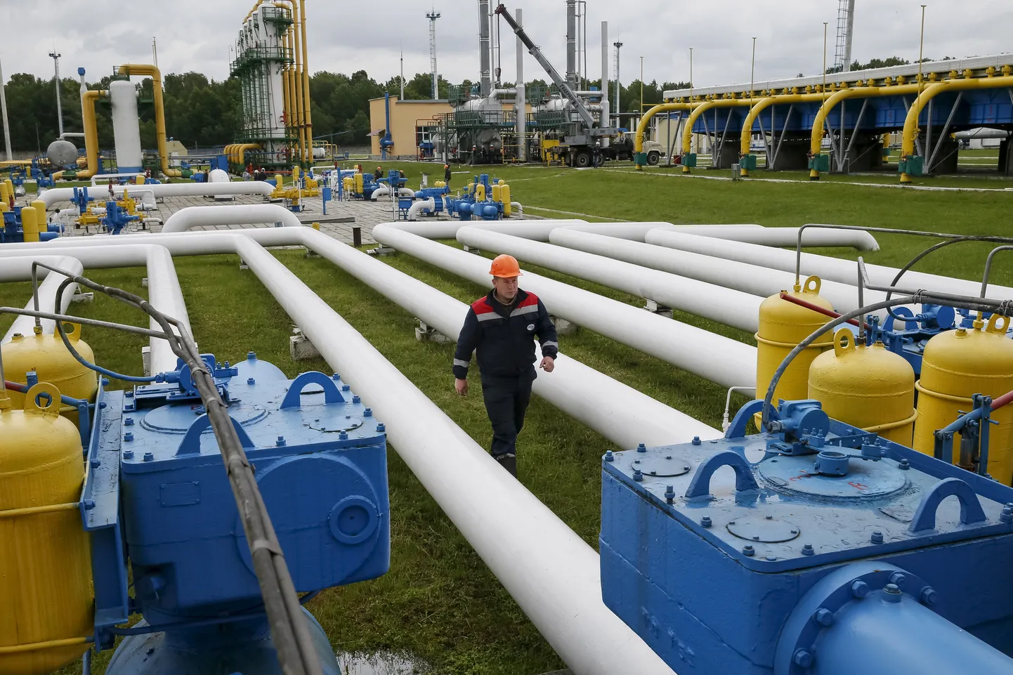 Ukraina Dašava gaasihoidla Strõi linna lähedal Lvivi oblastis.