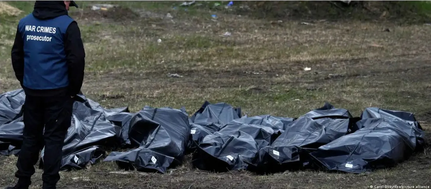 К вероятным военным преступлениям ВС РФ причисляют убийства мирных жителей в Украине