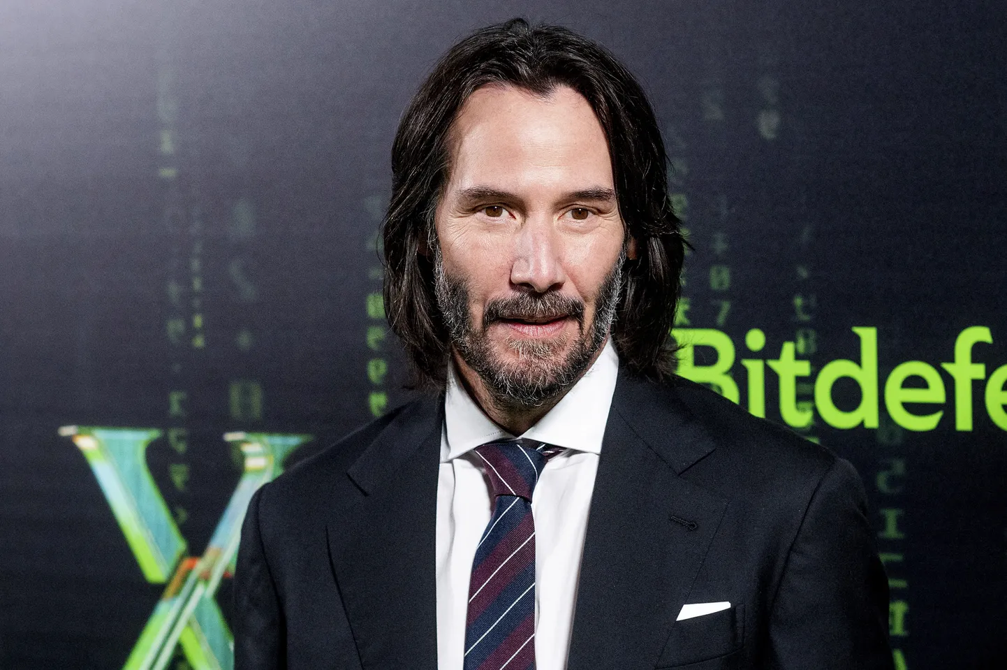 Näitleja Keanu Reeves filmi «Matrix: Ülestõusmine» esilinastusel